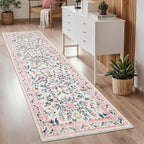 Extra Large Floral Rug for Bedroom