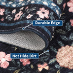 Extra Large Floral Rug for Bedroom