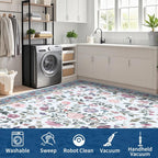 Extra Large Floral Rug for Bedroom