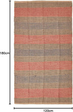 Extra Large Modern Jute Rug and Geometric Kilim