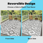 Outdoor Rug Waterproof Large