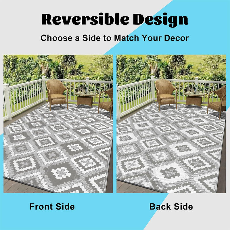 Outdoor Rug Waterproof Large