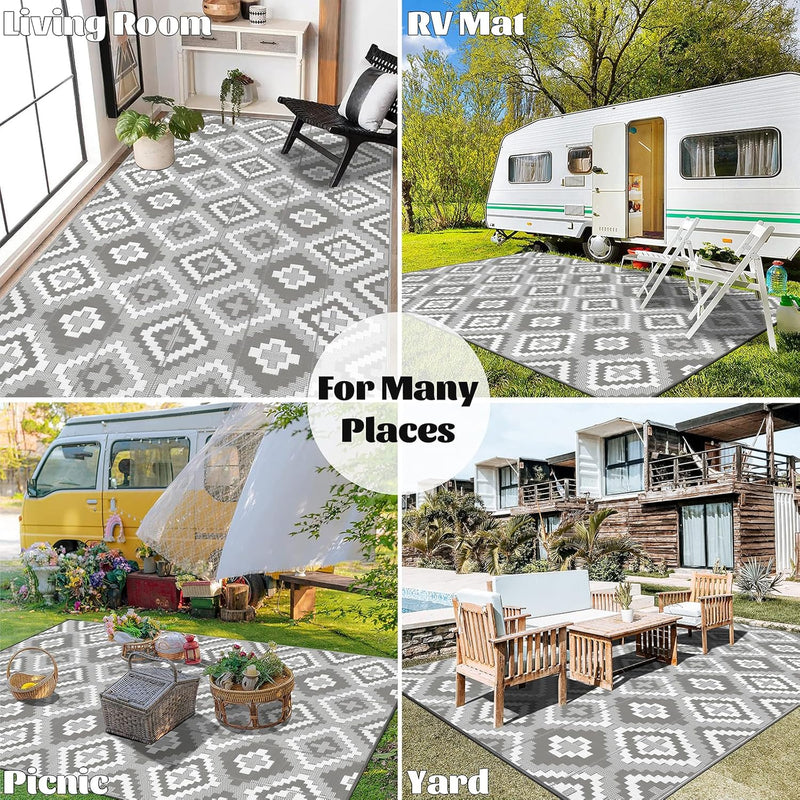 Outdoor Rug Waterproof Large