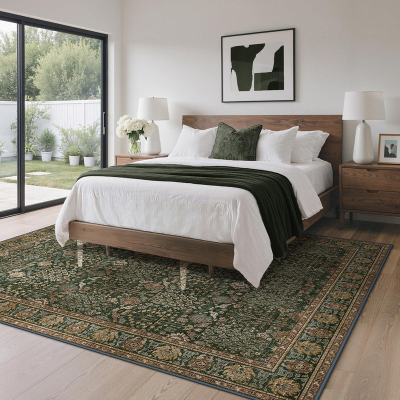 Extra Large Rug Oat Taupe Washable Non-Slip
