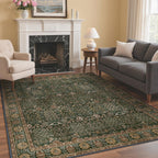 Extra Large Rug Oat Taupe Washable Non-Slip