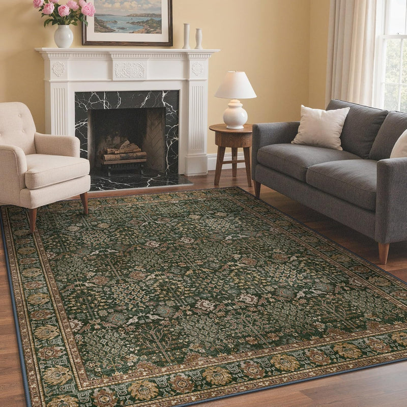 Extra Large Rug Oat Taupe Washable Non-Slip