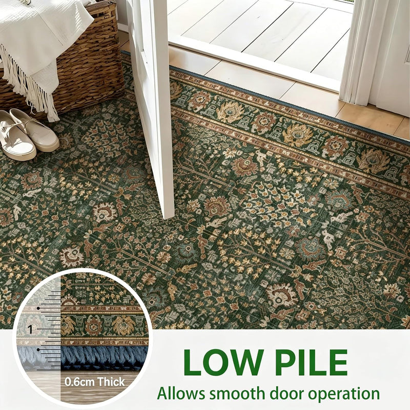 Extra Large Rug Oat Taupe Washable Non-Slip