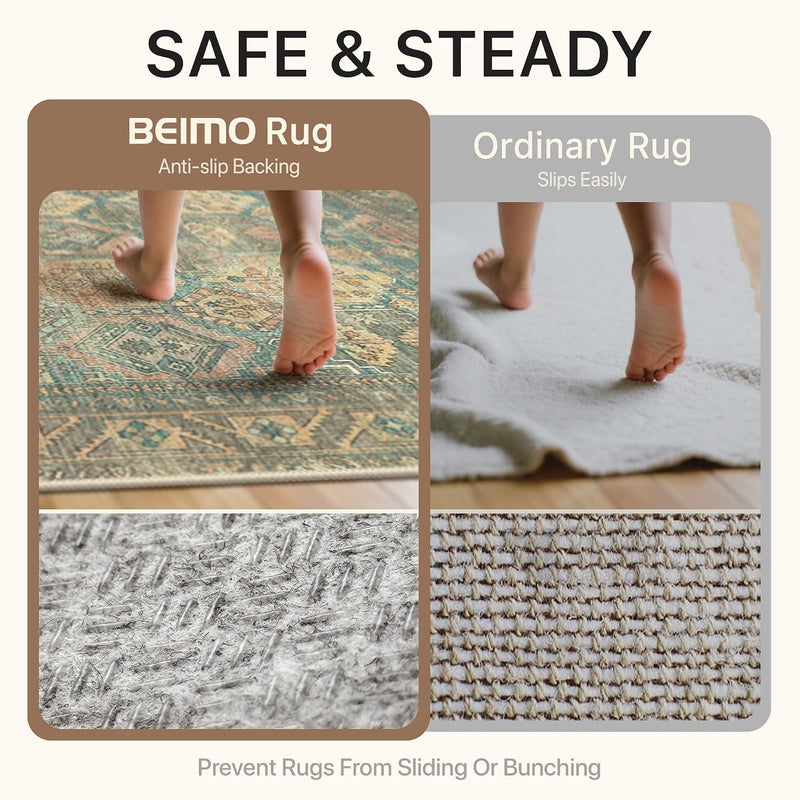 Extra Large Washable Rugs Vintage Area