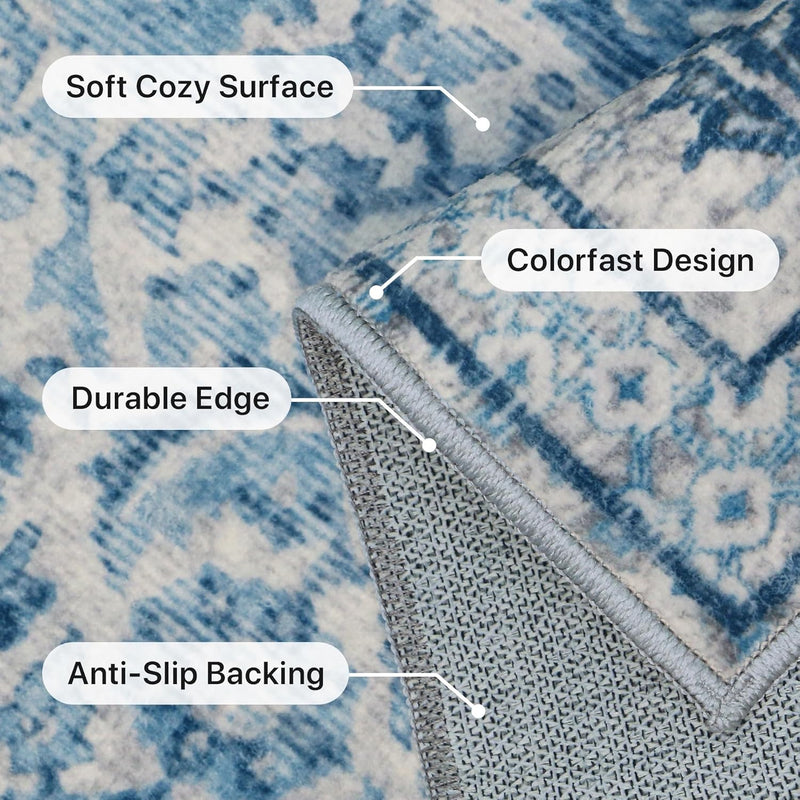 Extra Large Washable Rugs Vintage Area