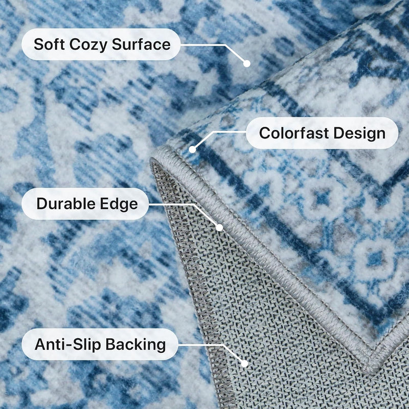 Extra Large Washable Rugs Vintage Area