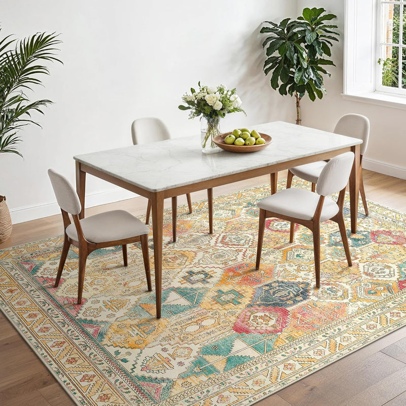 Extra Large Washable Rugs Vintage Area