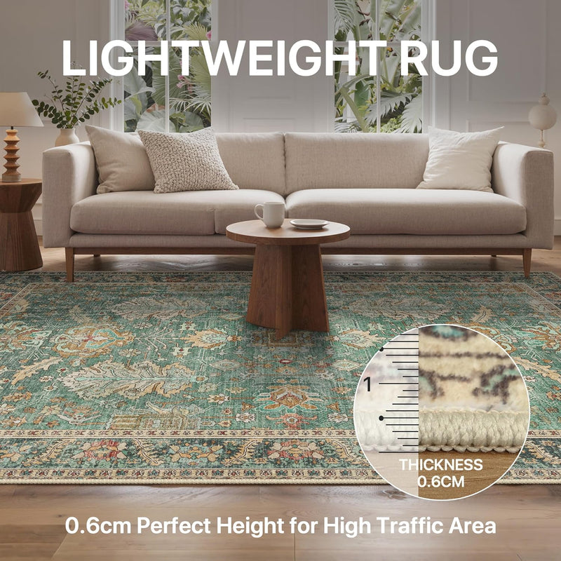 Extra Large Washable Rugs Vintage Area