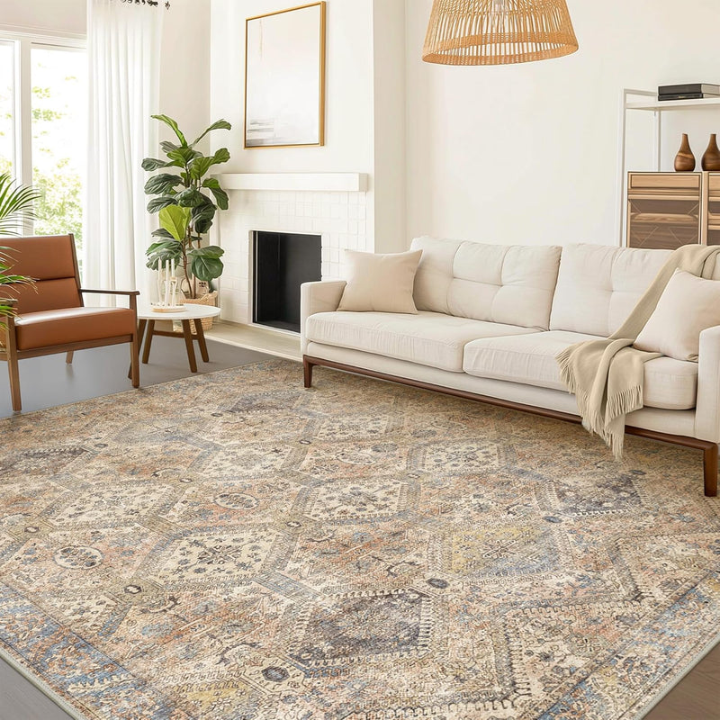Extra Large Washable Rugs Vintage Area