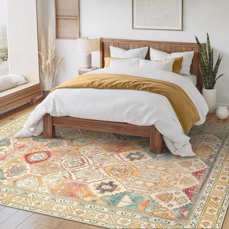 Extra Large Washable Rugs Vintage Area