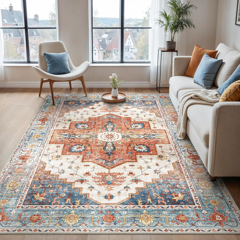 Extra Large Washable Rugs Vintage Area