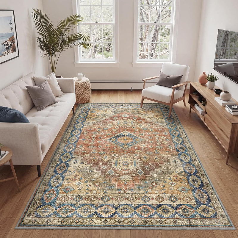 Extra Large Washable Rugs Vintage Area
