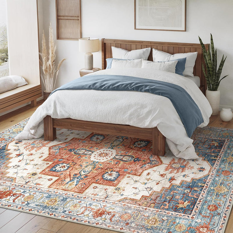 Extra Large Washable Rugs Vintage Area