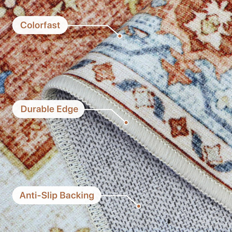 Extra Large Washable Rugs Vintage Area