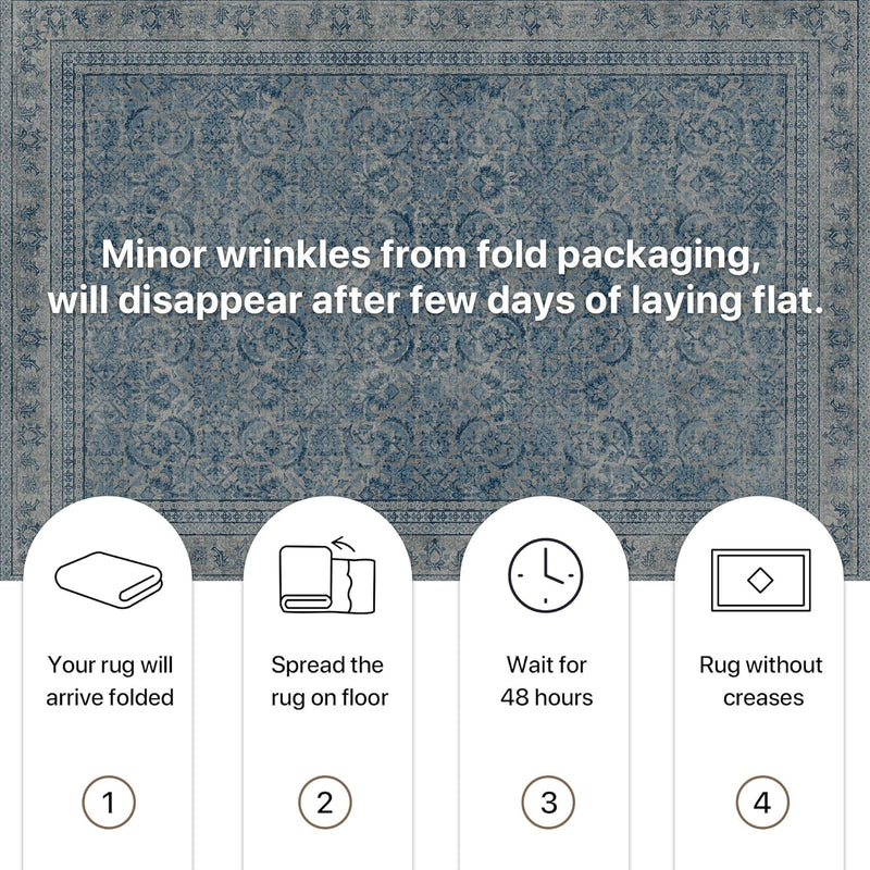 Extra Large Washable Rugs Vintage Area