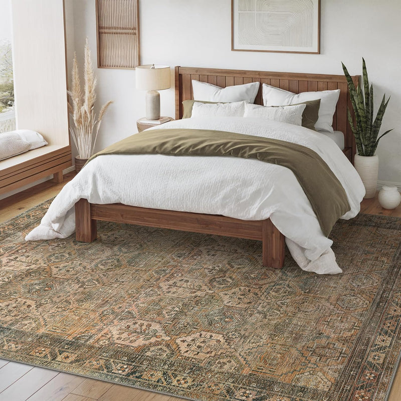 Extra Large Washable Rugs Vintage Area