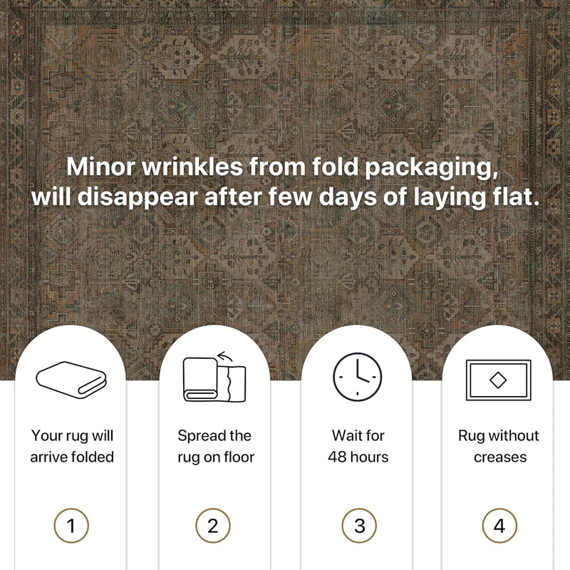 Extra Large Washable Rugs Vintage Area