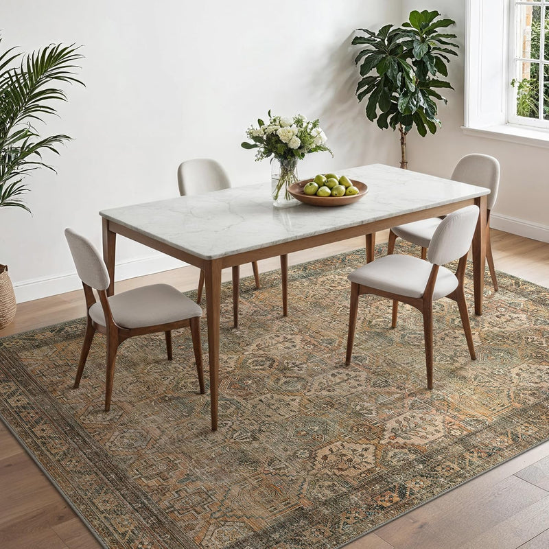 Extra Large Washable Rugs Vintage Area