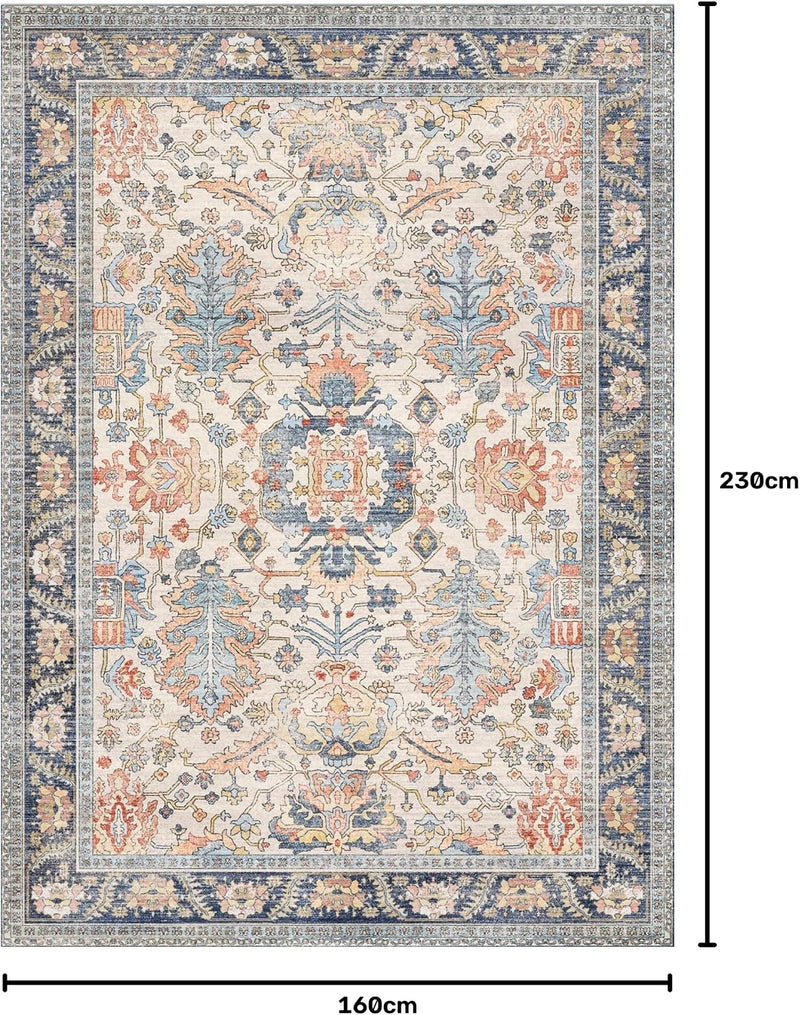 Extra Large Washable Rugs Vintage Area
