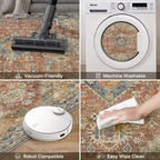 Extra Large Washable Rugs Vintage Area