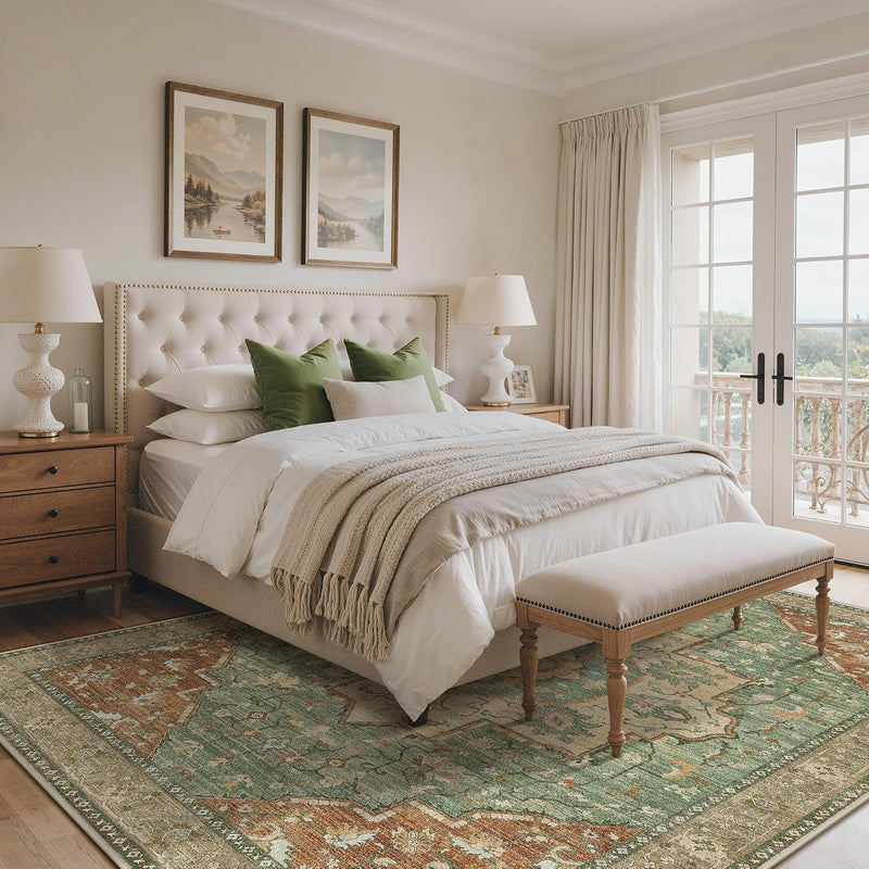 Extra Large Washable Rugs Vintage Area
