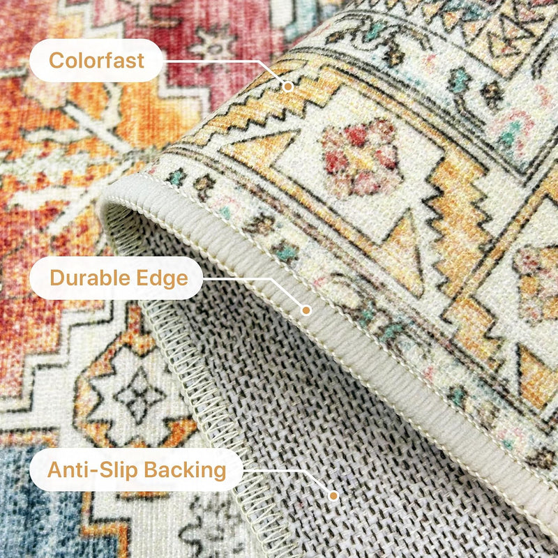 Extra Large Washable Rugs Vintage Area