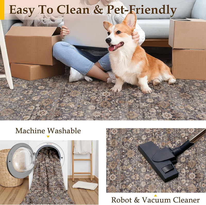 Extra Living Room Area Rug Machine