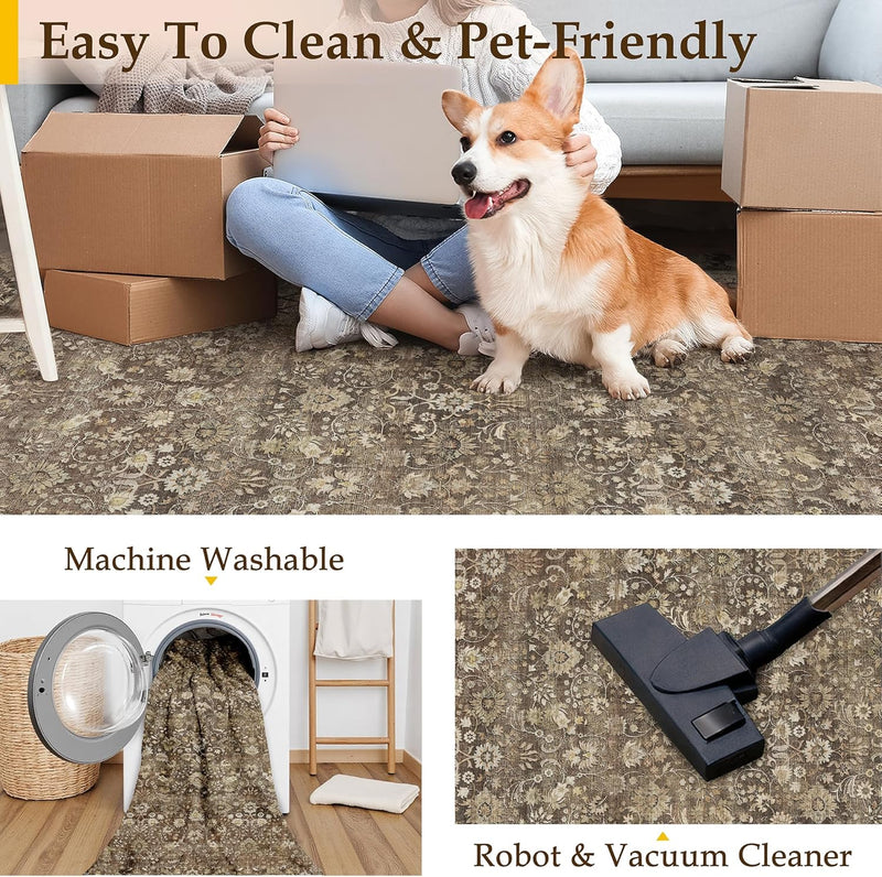Extra Living Room Area Rug Machine
