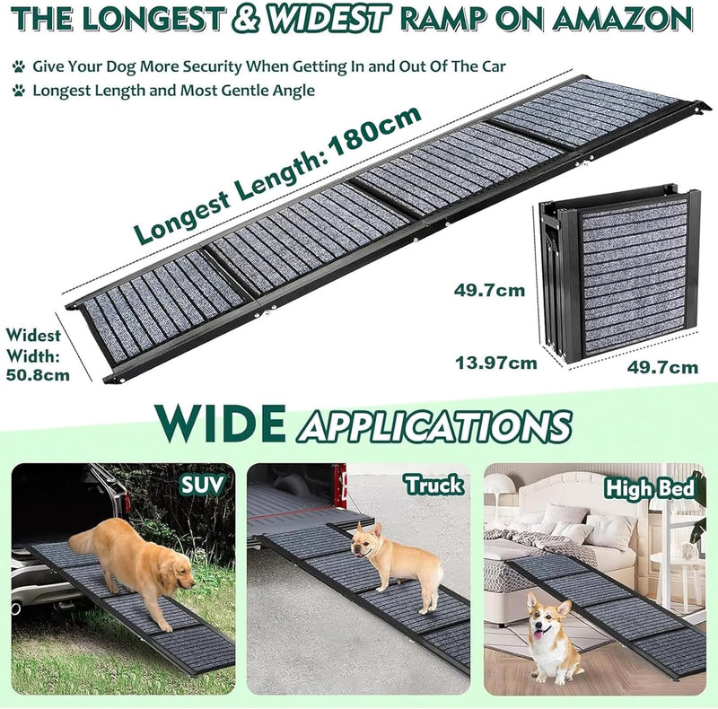 Extra Long Foldable Dog Ramps Large Dogs