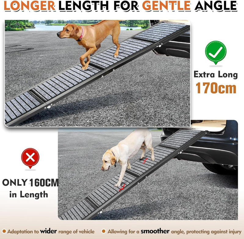 Extra Long Foldable Dog Ramps Large Dogs