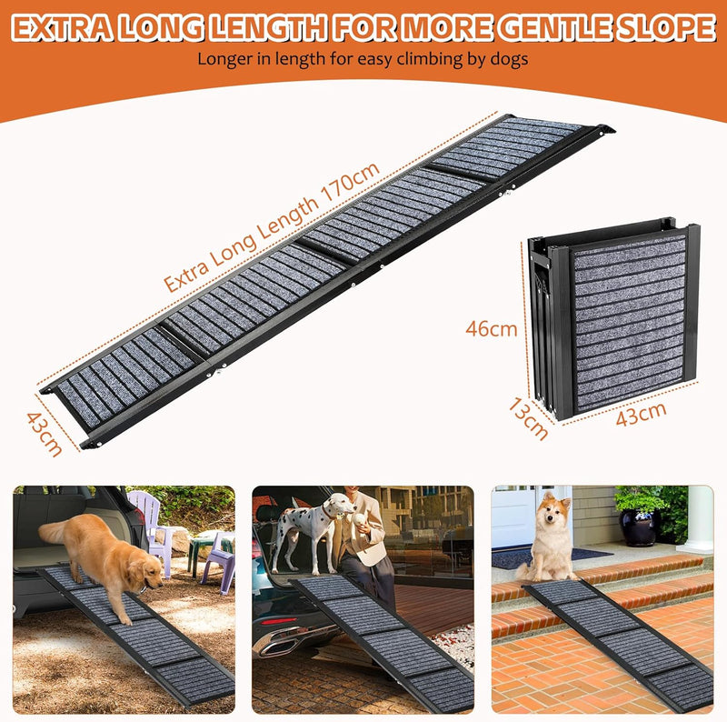 Extra Long Foldable Dog Ramps Large Dogs