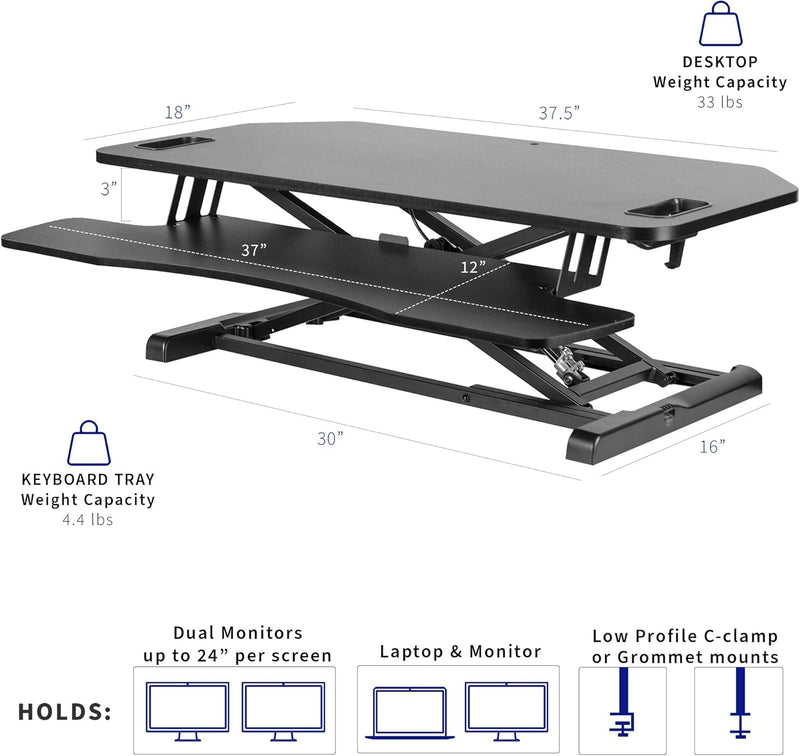 Extra Wide Corner Height Adjustable 97CM Stand
