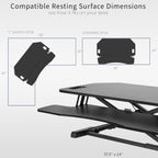 Extra Wide Corner Height Adjustable 97CM Stand