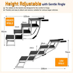 Extra Wide Dog Ramp for Cars Aluminium Step