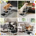 Extra Wide Dog Ramp for Cars Aluminium Step