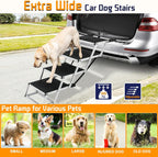 Extra Wide Dog Ramp for Cars Aluminium Step