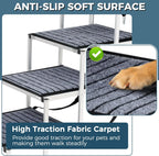 Extra Wide Dog Ramp for Cars Aluminium Step