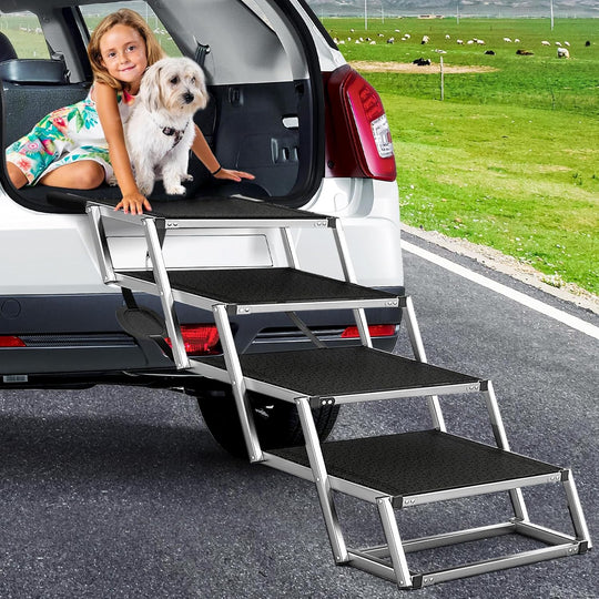 Extra Wide Dog Ramp for Cars Aluminium Step