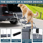 Extra Wide Dog Ramp for Cars Aluminium Step