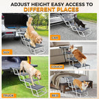 Extra Wide Dog Ramp for Cars Aluminium Step
