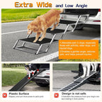 Extra Wide Dog Ramp for Cars Aluminium Step
