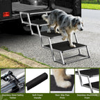 Extra Wide Dog Ramp for Cars Aluminium Step