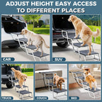 Extra Wide Dog Ramp for Cars Aluminium Step