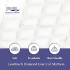 Extreme Comfort Ltd Cooltouch Diamond Essential Mattress 18CM