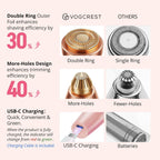 Eyebrow Facial Trimmer: 2 In1 Rechargeable Hair Removal