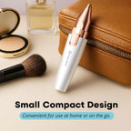 Eyebrow Facial Trimmer: 2 In1 Rechargeable Hair Removal
